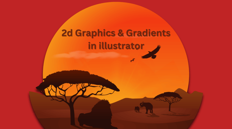 2d Gradients and Graphics with Illustrator.