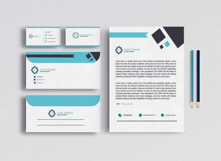 stationery design template