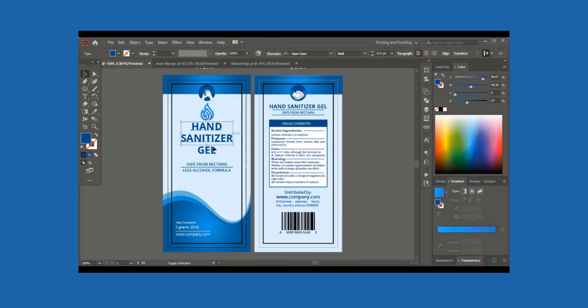 Packaging Design: Crafting a Captivating Pouch Design.