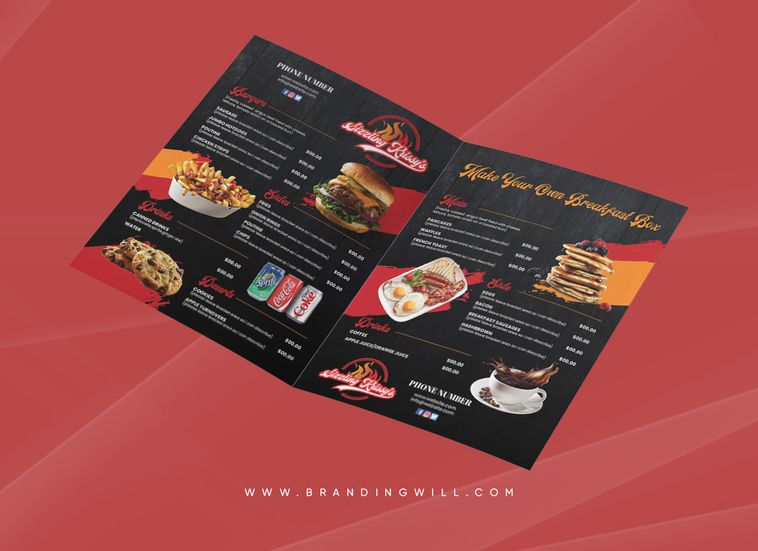 design menu online
