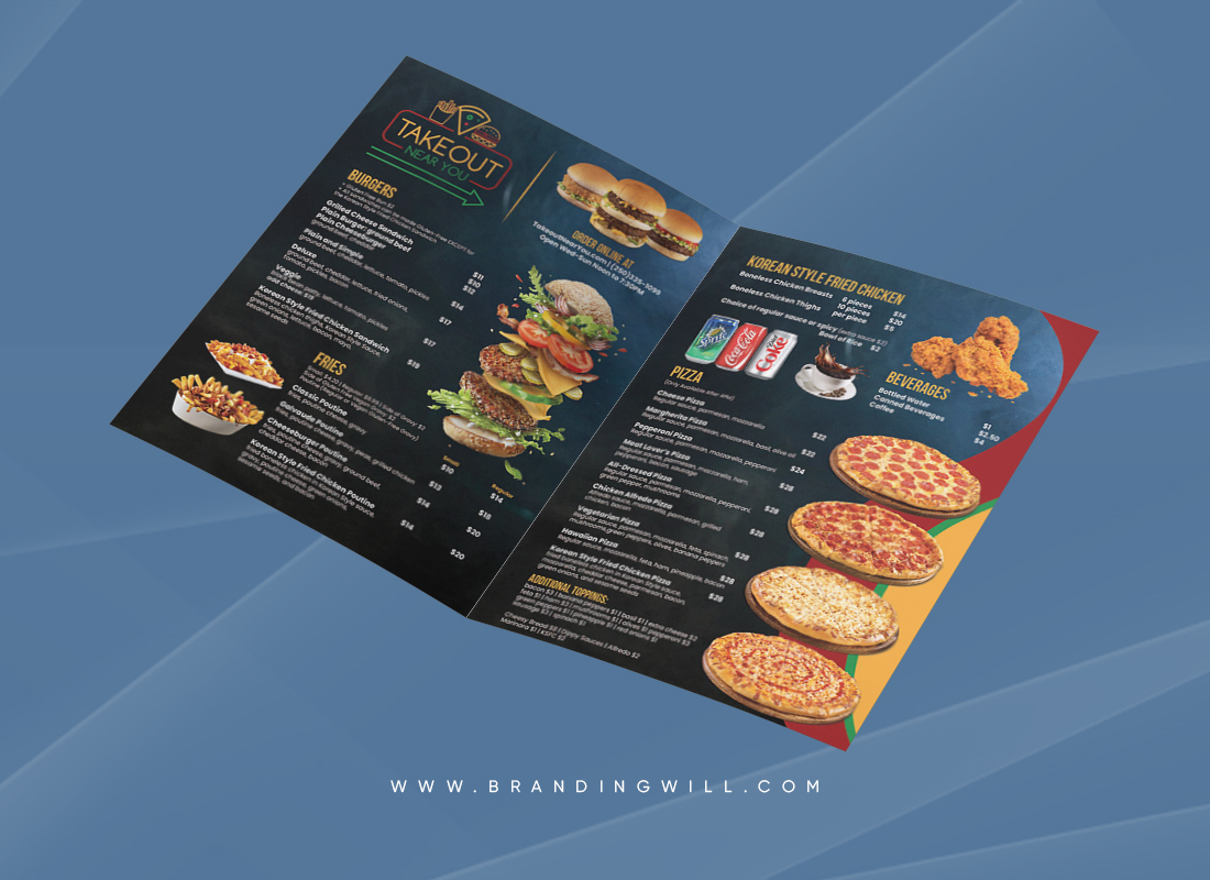 restaurant menu design