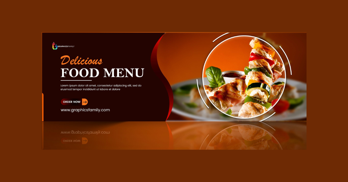 Create Attractive Web Banner for Food Website 